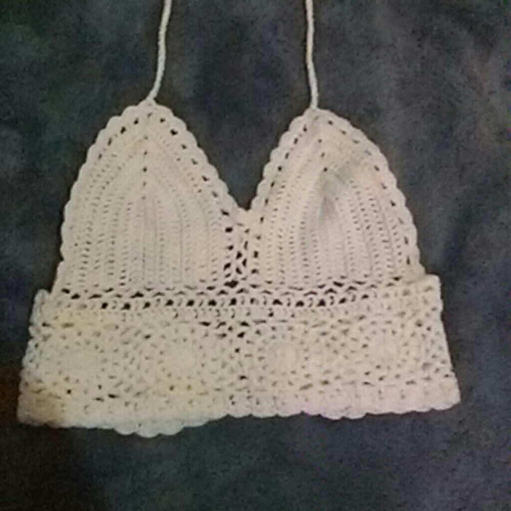 Crochet halter